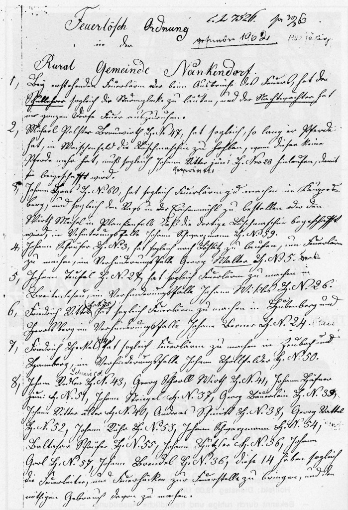 Feuerlöschordnung von 1863