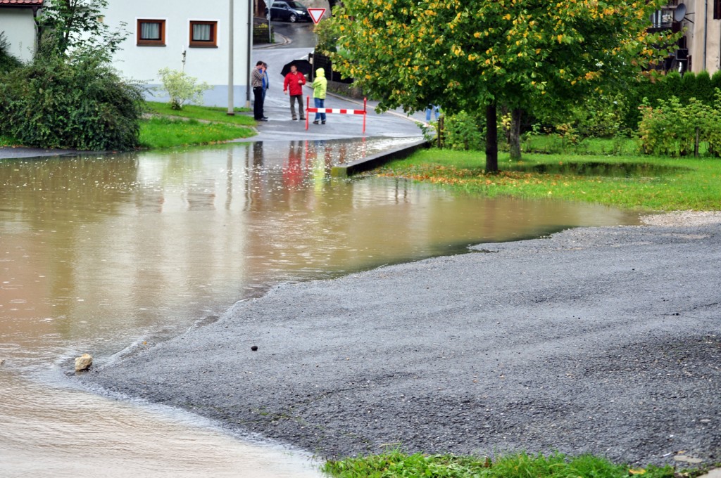 Viele Straßen mussten teilweise gesperrt werden