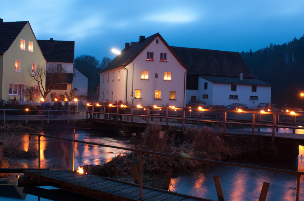 Lichterprozession und Jahresabschluss 2013