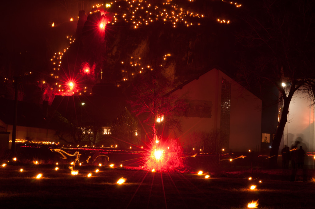 Lichterprozession und Jahresabschluss 2013