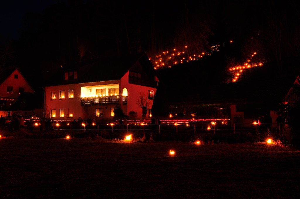 Lichterprozession und Jahresabschluss 2013