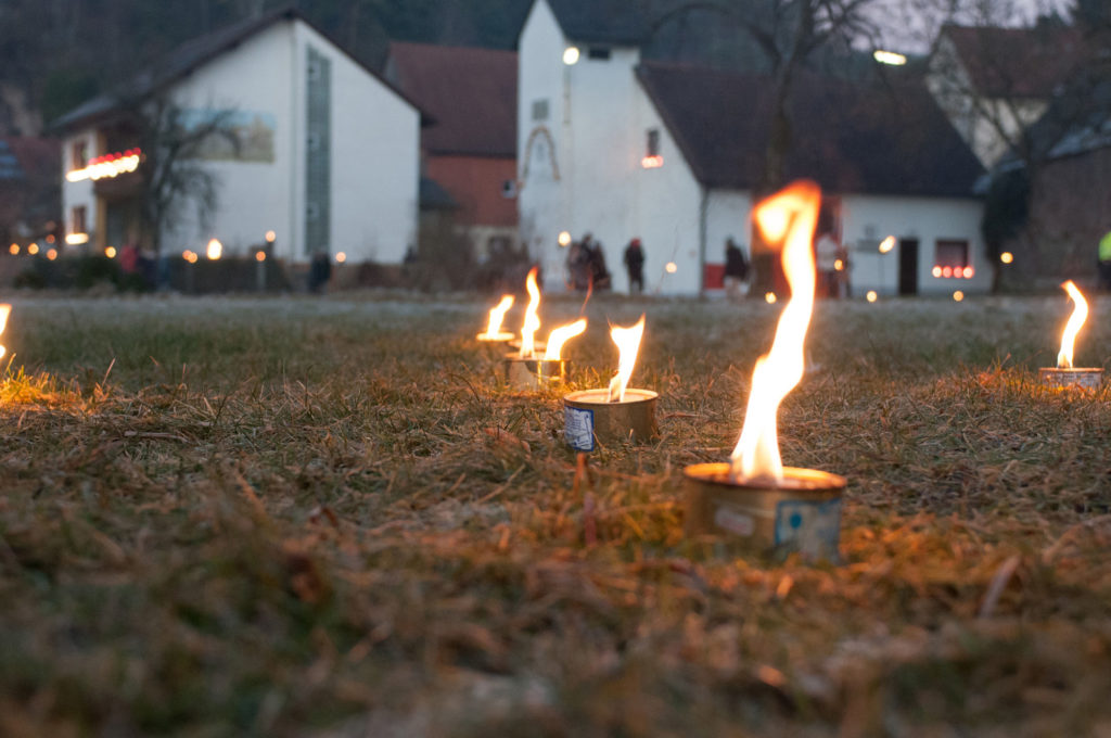 Lichterprozession und Jahresabschluss 2016