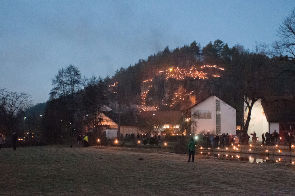 Lichterprozession und Jahresabschluss 2016